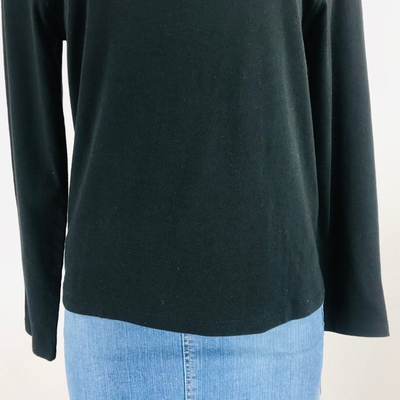 M & C Sportswear Top Size 3XL Black Santa Baby - Picture 3 of 8